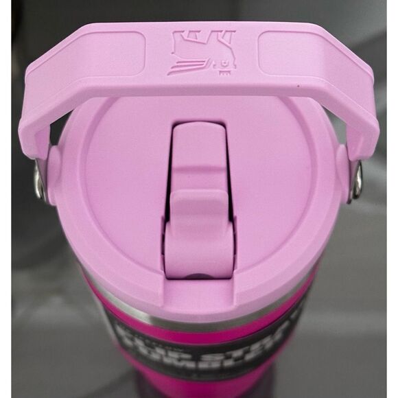 Stanley Ice Flow Flip Straw Tumbler 30oz, CAMELIA PINK - Picture 3 of 4